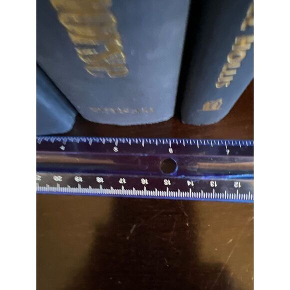 Modern Hardback Books by Color. Shades of Deep Blue set of 4 - Picture 5 of 6